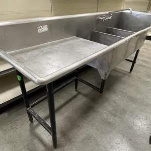 Stainless Steel 3-Compartment Sink
 UNRESERVED