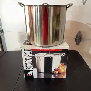 Stainless stock pot