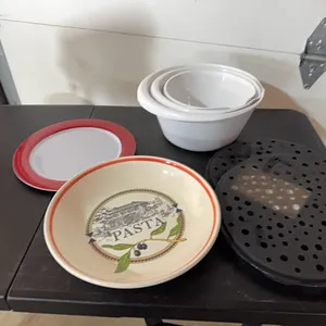 Mixing bowls, platters