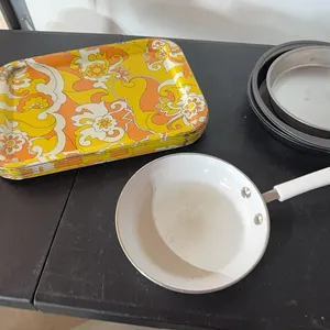Trays, cake pans, fry pan