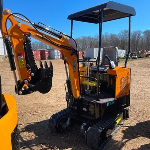 Mini 15 Excavator - Orange