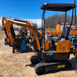 Mini 13 Excavator - Orange