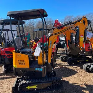Mini 13 Excavator - Orange