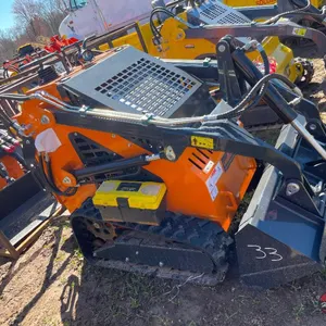 Mini Skidsteer Loader - Orange