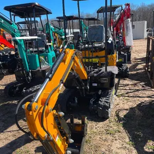 Mini 16P Excavator - Orange