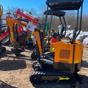 Mini 15 Excavator - Orange