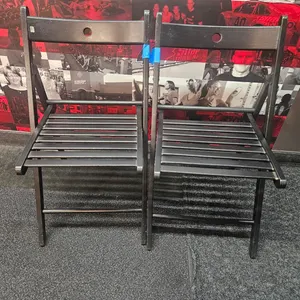 2 Ikea Treje Wood Folding Chairs
