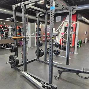 Omni Fitness Squat and Pull-up Station, Weights and Bars Not Included, 56"x80"x92"H