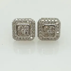 Sterling Silver CZ Earrings