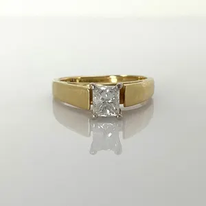 Cathedral Style Diamond Solitaire Ring