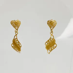 Delicate Gold Dangle Earrings
