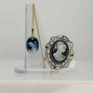 Cameos with Porcelain Box