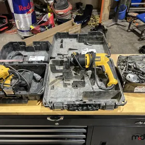 DeWalt Hammer Drill, Palm Sander & Assorted Bits