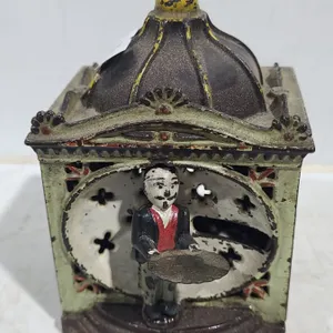 Vintage Coin Bank: "Hall's Liliput House" 3 W, 4 T 
