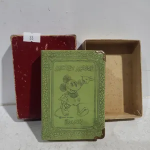 Vintage Coin Bank: Mickey Mouse 3 W, 4.5 T 