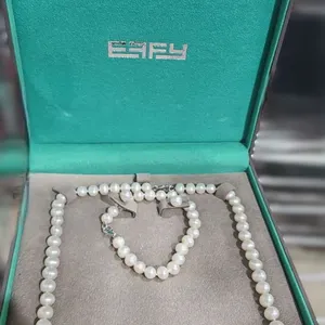 Freshwater Pearl Set- Necklace and Bracelet