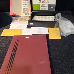Stamp Books w/ Stamps From: British Isles and Europe, Envelopes w/ Stamps From Various Countries 