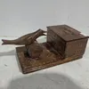 Wooden Bird Box 4 W , 7 D, 3.5 T 