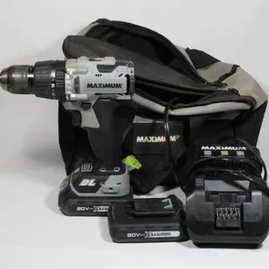 BRUSHLESS MAXIMUM DRILL W/ BAG/BATTERIES/CHARGER