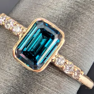 10K(1.4G), LAB DIAMOND (0.95+0.07CT)RING, SIZE 6.5, APPRAISED INSURANCE VALUE $1855