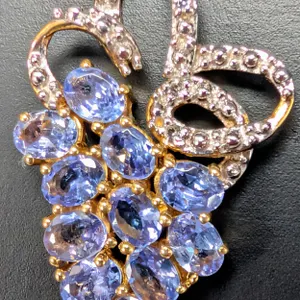 SILVER(3.05G),  TANZANITE (3.65CT) PENDANT, SUGGESTED RETAIL VALUE $300