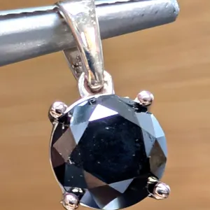 10K(0.69G), BLACK DIAMOND (1CT) PENDANT, APPRAISED INSURANCE VALUE $1200