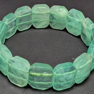GREEN AVENTURINE BRACELET FLEXIBLE