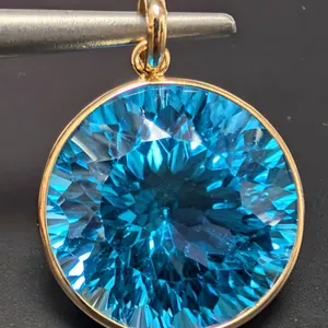 10K(2.68G), B.TOPAZ (12.5CT) PENDANT, SUGGESTED RETAIL VALUE $1400
