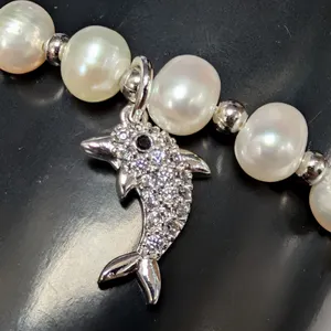 GENUINE F.W.PEARL 7-8.5" BRACELET