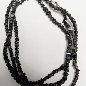 NATURAL DIAMOND NECKLACE (15.5CT)  WITH SILVER CLASP 16" SUGGESTED RETAIL VALUE $450