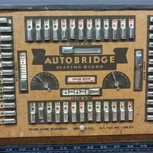 Vintage Autobridge Playing Board.