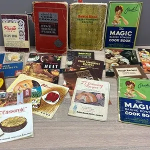 Vintage Cookbooks.
