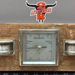 Vintage German Wall Mount Weather Station.
