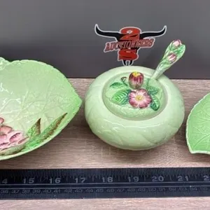 3 Pieces Carlton Ware China. Spoon is