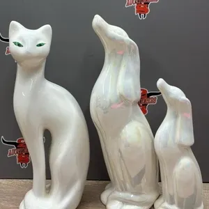 Ceramic Animal Figures. 8.5� to 12�H.