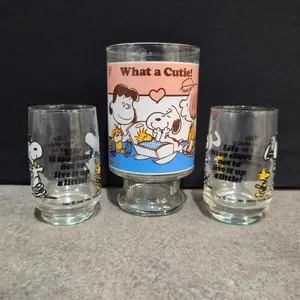 Peanuts drinking glasses