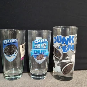 Oreo collector drinking glasses