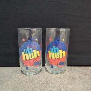 Vintage 1990 Pepsi drinking glasses