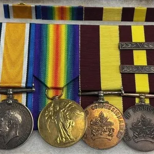 Territorial Force Group War Medal Bar Set Military