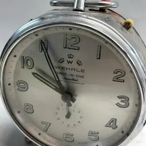 Vintage West German Wehrle Alarm Clock