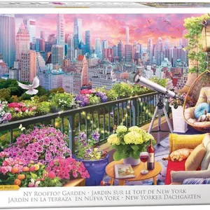 NY Rooftop Garden 1000 piece Jigsaw Puzzle