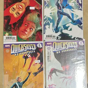 4 Pack Marvel Comics Quicksilver No Surrender
