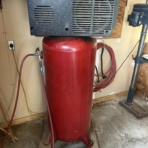 SANBORN 5HP UPRIGHT AIR COMPRESSOR 60GAL