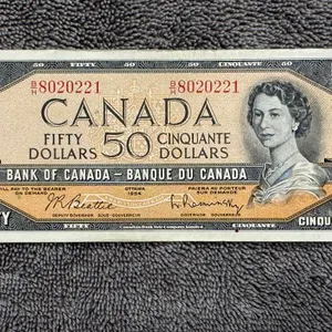 1954 Cdn $50 AU Bank Note