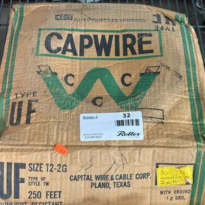 Box Of Capwire UF 12-2G Underground Feeder Cable, 250 Feet