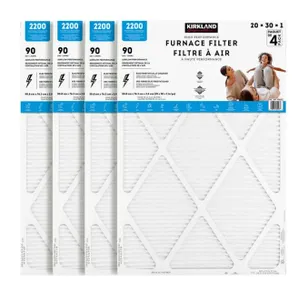 Kirkland Signature: 2200 High Performance Furnace Filters, 4-pack- Like New
