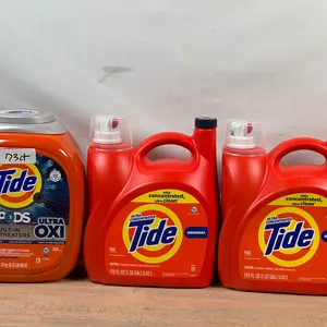 Tide: Pods Laundry Detergent Pods, Spring Meadow, 73-count- Like New/ Not Original Packing; (2) Tide: Ultra Concentrated Liquid Laundry Detergent- Use