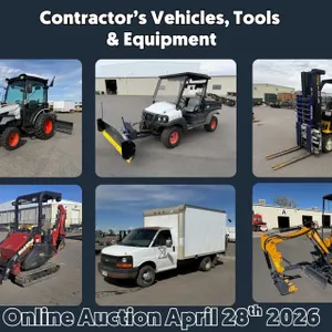 Don't Miss Out on the Contractor's Vehicles, Tools & Equipment Auction
