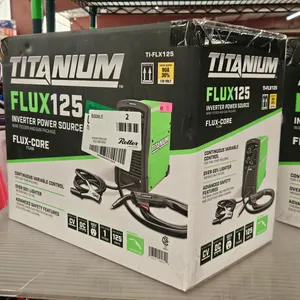 Titanium FLUX125 Wire Feed Welder, Model TI-FLX125, 120V, Flux-Core FCAW