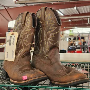 Survivors Leather Western Boots, USA Size 9, Rubber Sole